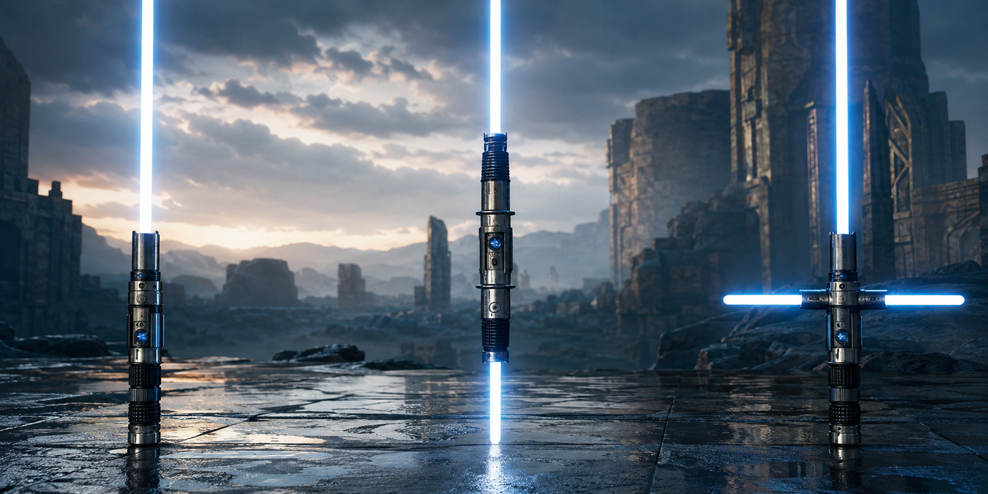 Original saber and lore environment for Cal Kestis
