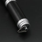 Cere lightsaber hilt detail on dark background