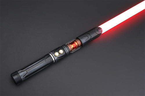 Dark Hunter Crystal saber with ignited red blade