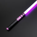 Orbit purple saber with illuminated purple blade