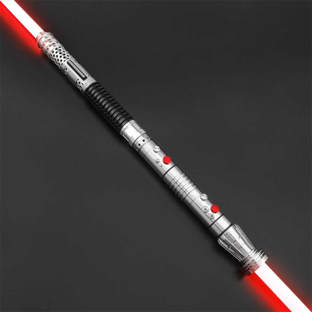 Ventress and Darth Maul Staff Set with canon red blades